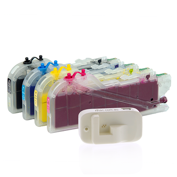 Rihac Refillable ink cartridges with USB powered chip resetter Brother chip resetter ink cartridges LC3311 LC3313 LC3317 LC3319 LC3329 DCP-J772DW, MFC-J491DW, MFC-890DW, MFC-J5330DW, MFC-J5730DW, MFC-J5930DW, MFC-J6530DW, MFC-J6535DW, MFC-J6730DW, MFC-J6935DW
